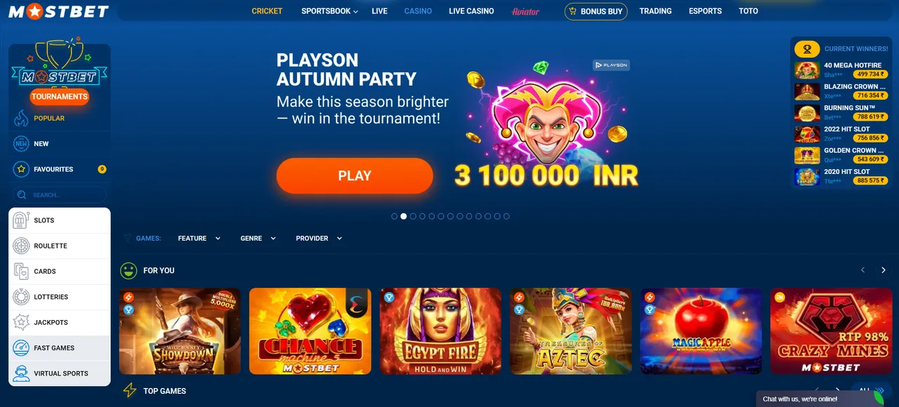 Mostbet Casino – Games and Betting Options